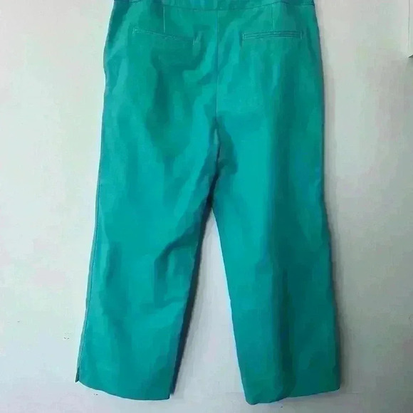 Vintage Rafaella Green Capris Preppy Prep Coastal Grandma Pants Small - Picture 7 of 8